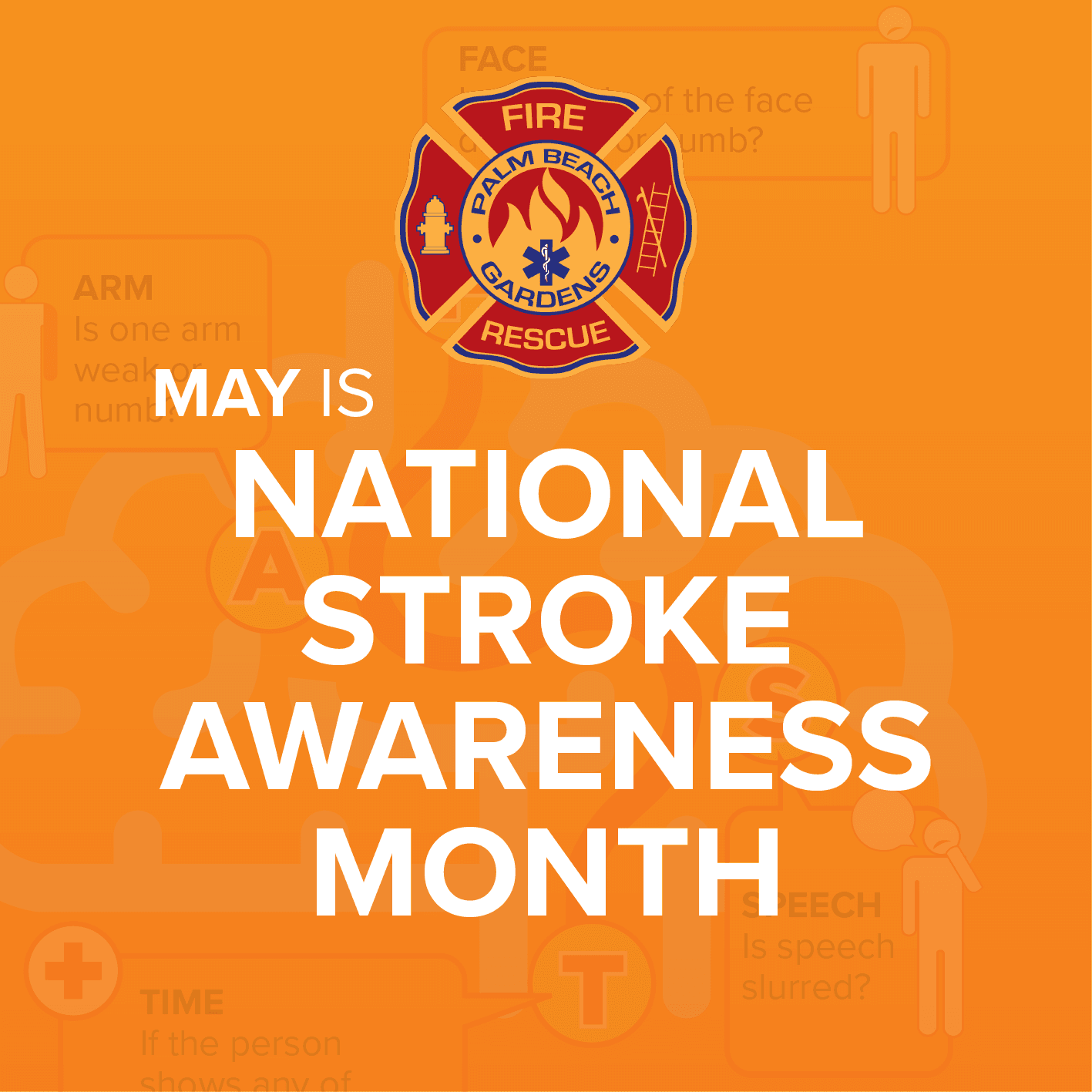 May is National Stroke Awareness Month.