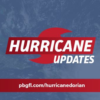 Hurricane Dorian Updates are available at www.pbgfl.com/hurricanedorian.