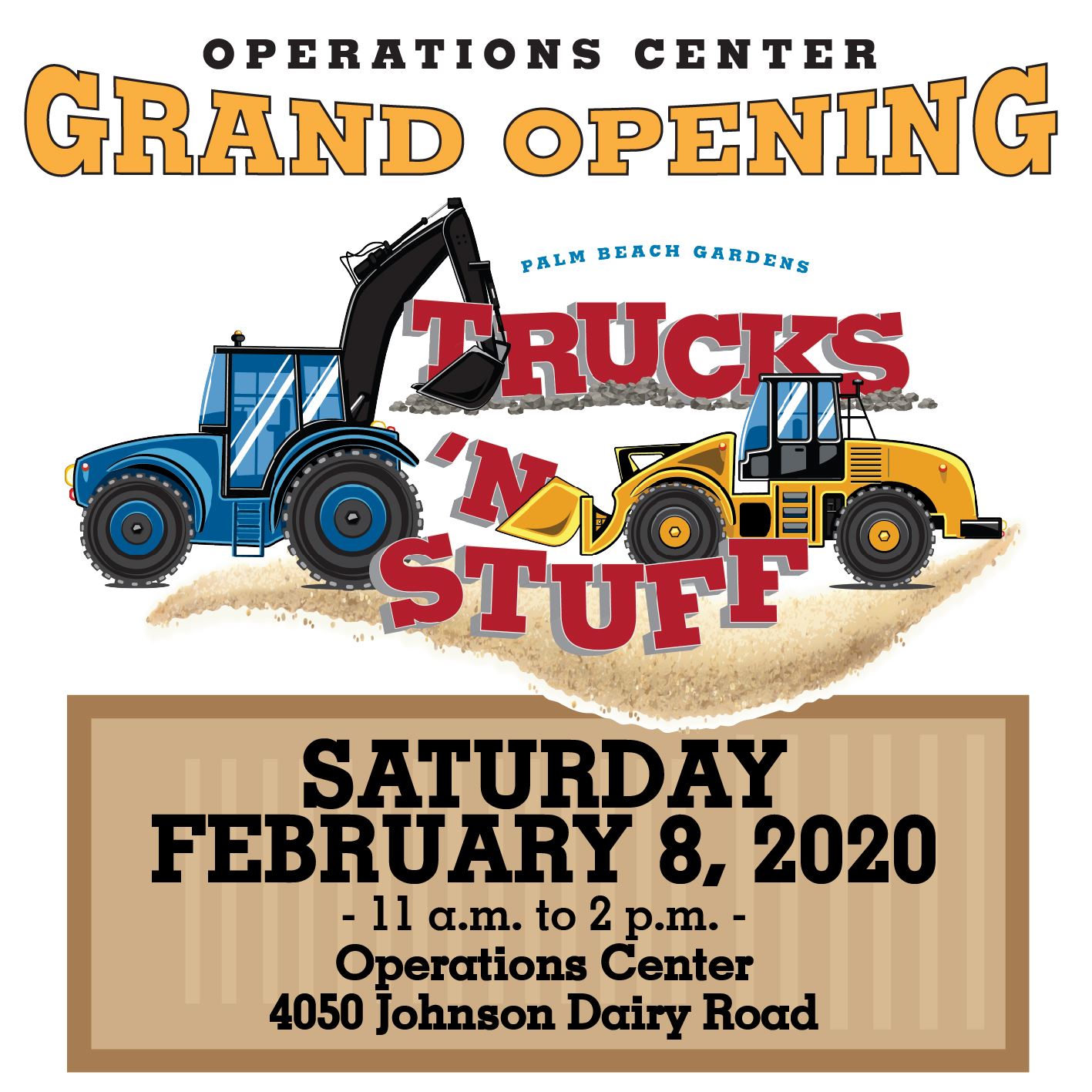 Trucks n' Stuff NEW DATE- Saturday, February 8th, 11 a.m. to 2 p.m.