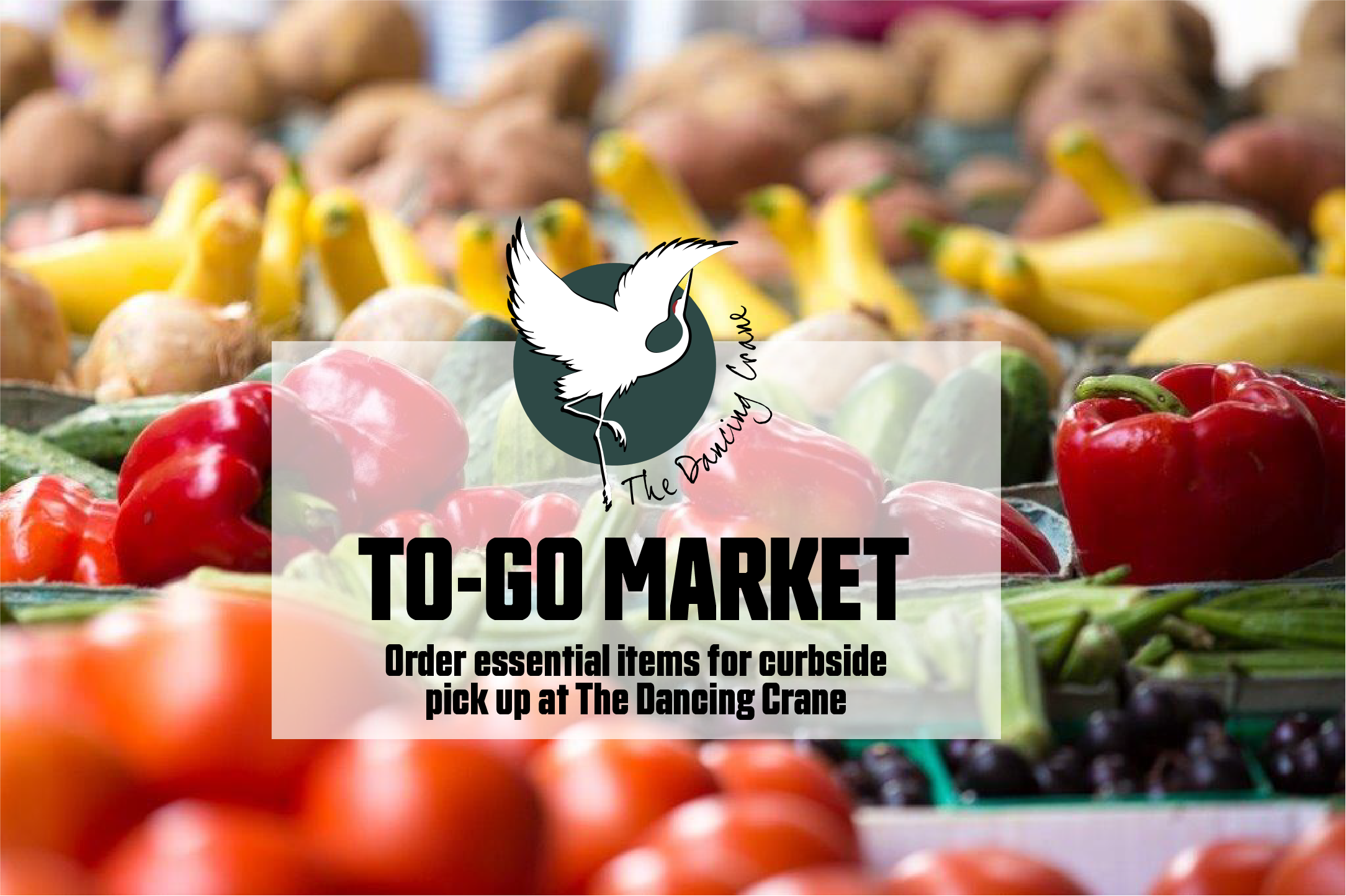 The Dancing Crane to go market now available.