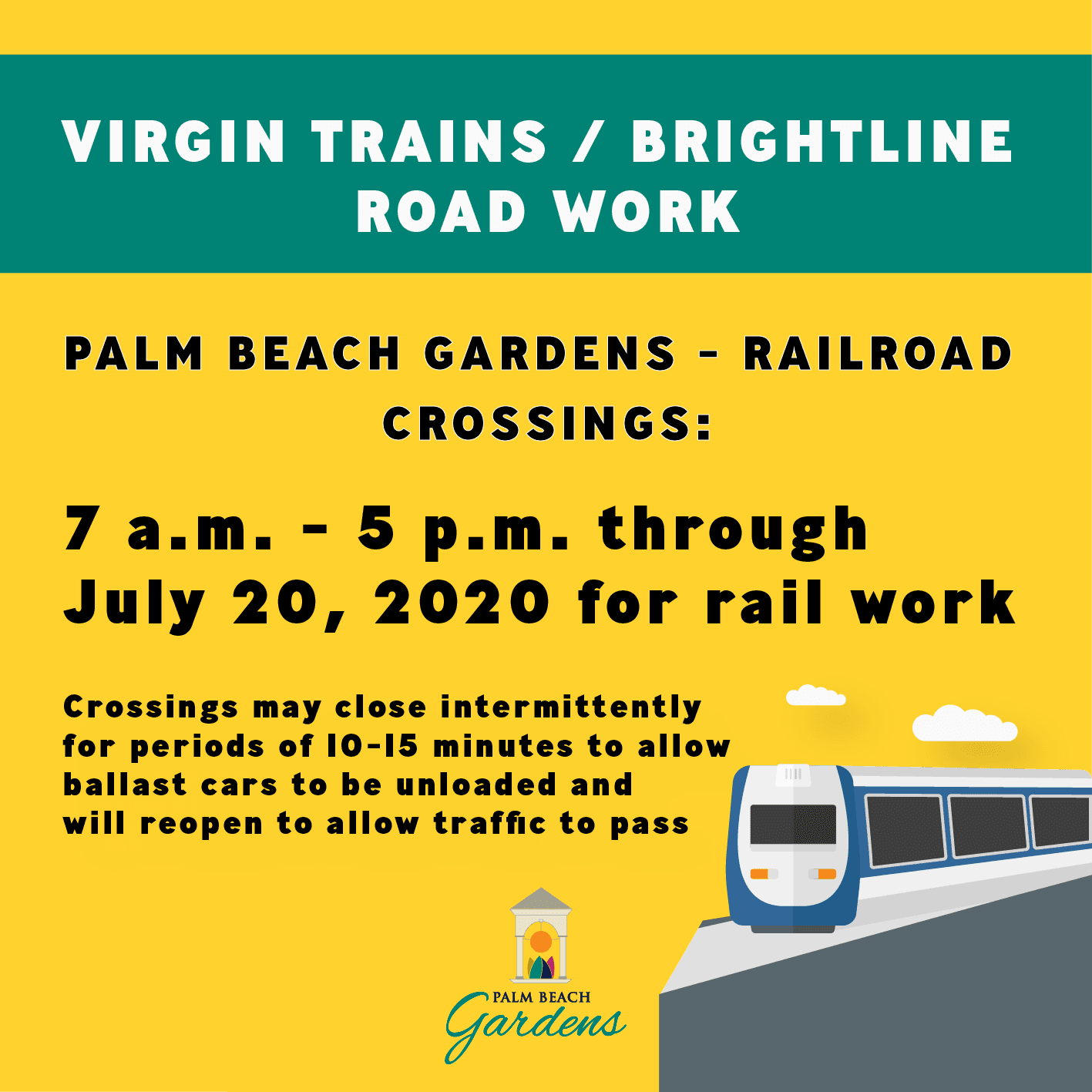 Railwork in Palm Beach Gardens 