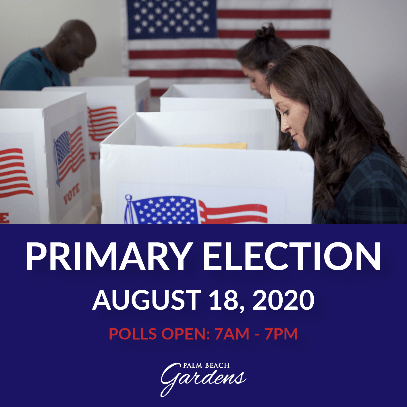 Primary election August 18