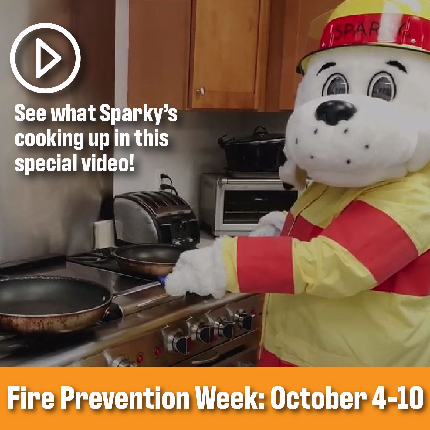 Fire Prevention Week: October 4-10. Link to video.