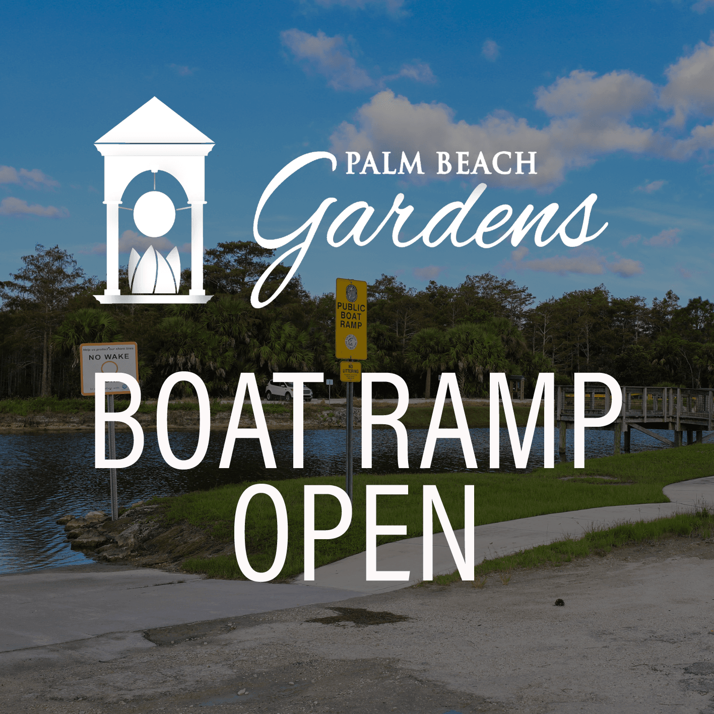 Boat ramp open.