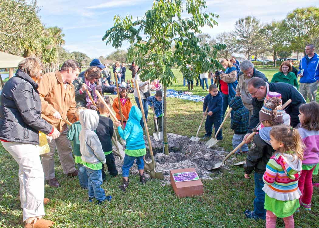 Arbor Day 2014 Planting a tree