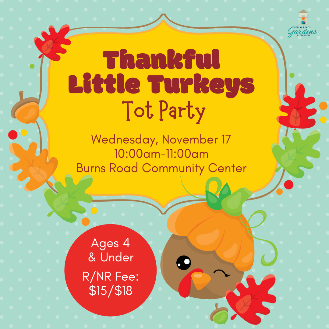 Thankful Little Turkeys Tot Party.