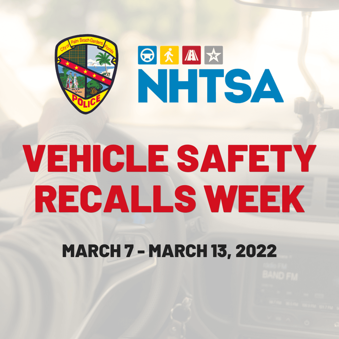 vehicle safety recalls week