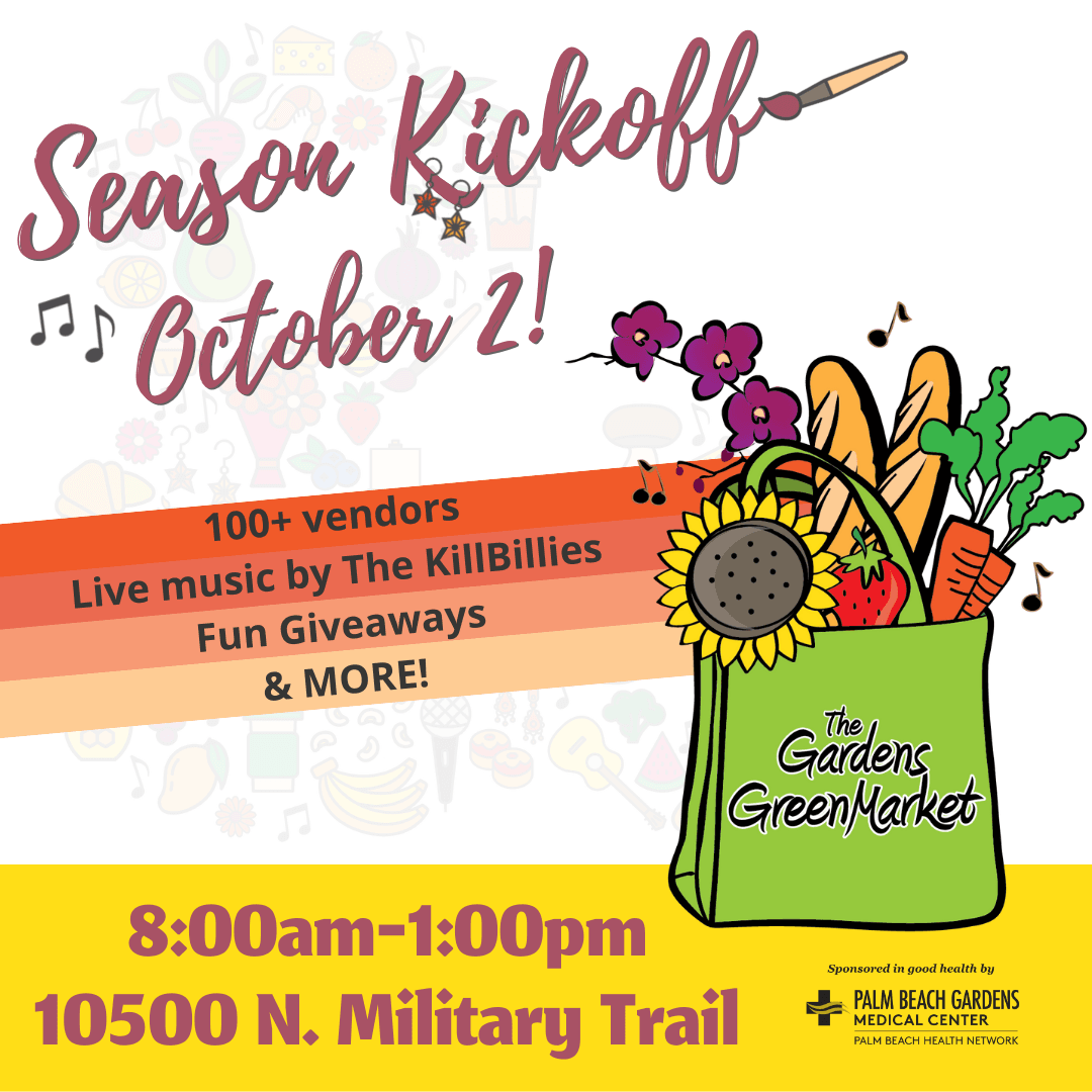 GreenMarket and MORE. Season Kickoff October 2. 