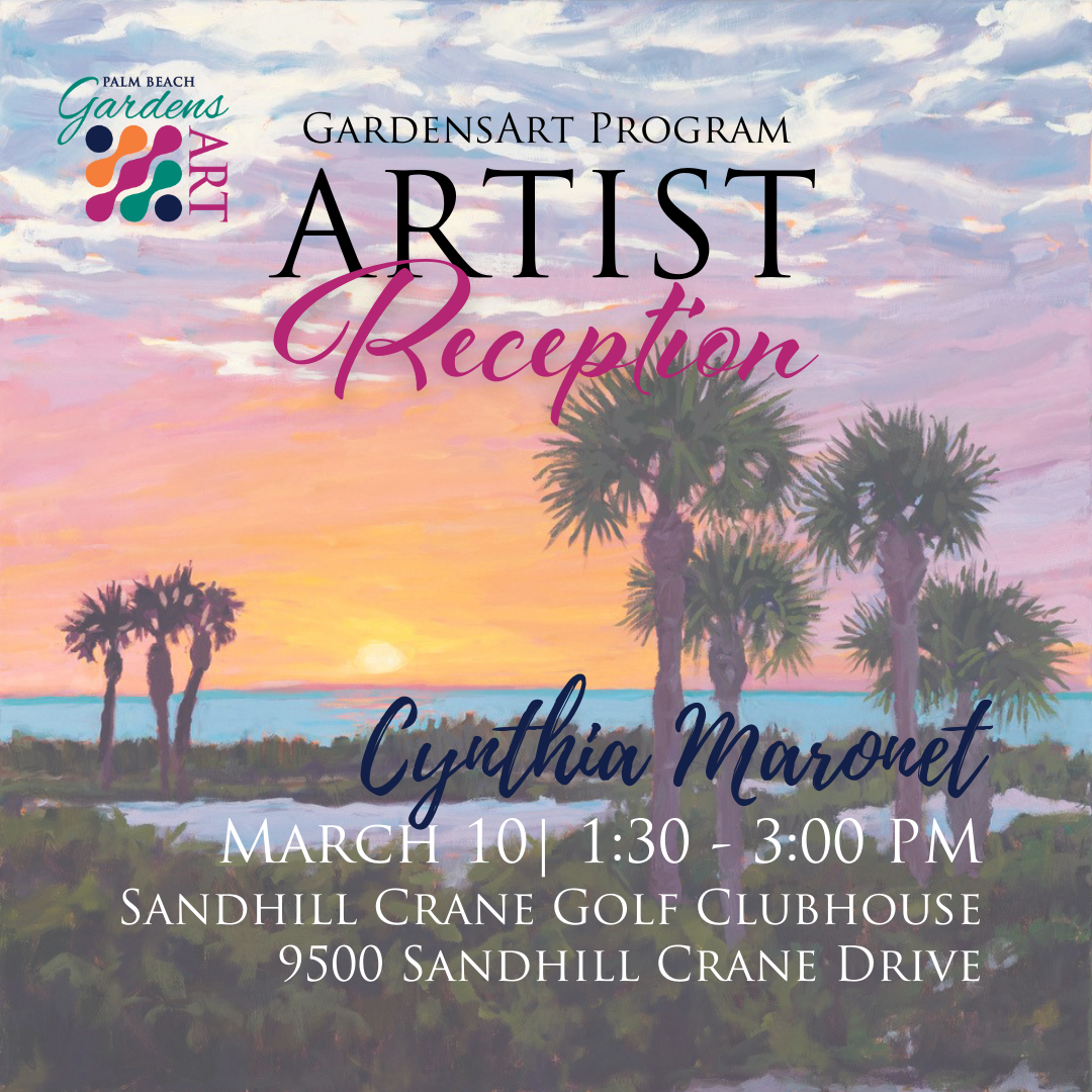GardensArt Artist Reception: Cynthia Maronet.