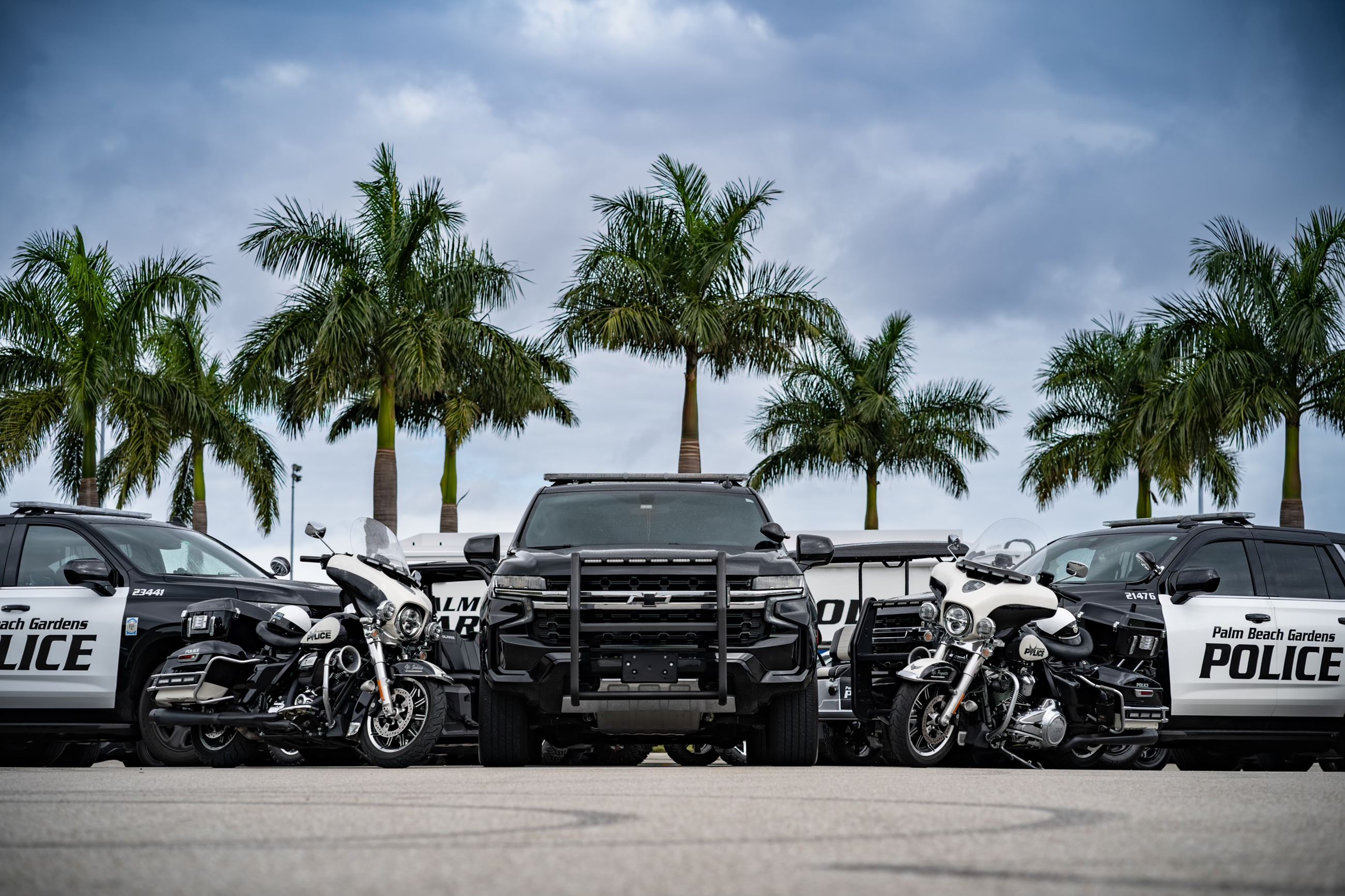 Palm Beach Gardens police fleet.