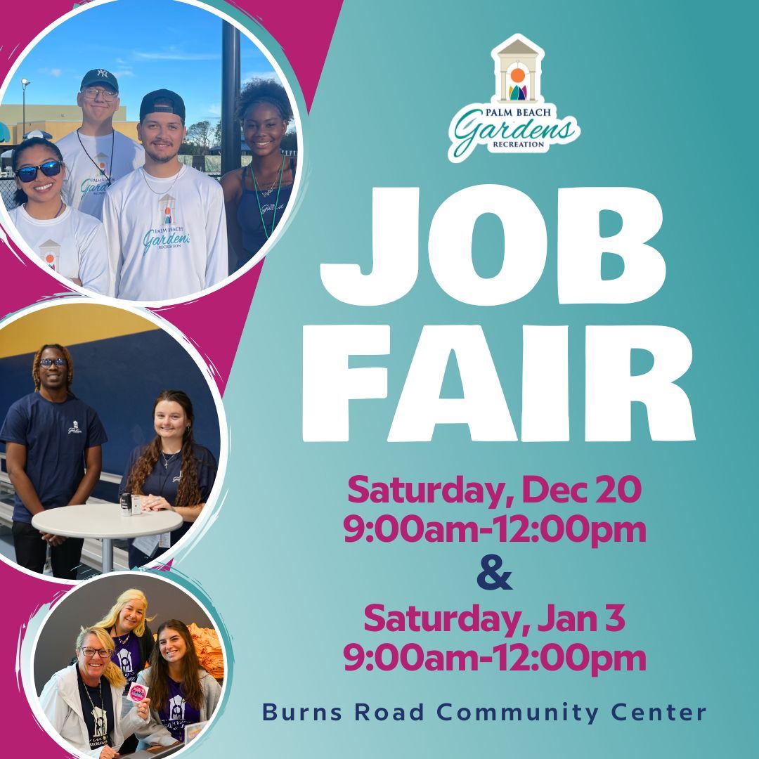 Recreation Job Fair Flyer. 