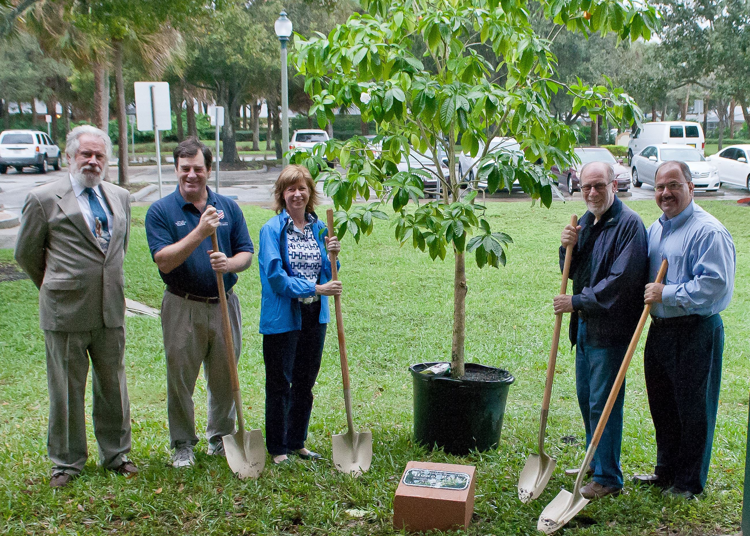 Arbor Day 2016 planting a tree