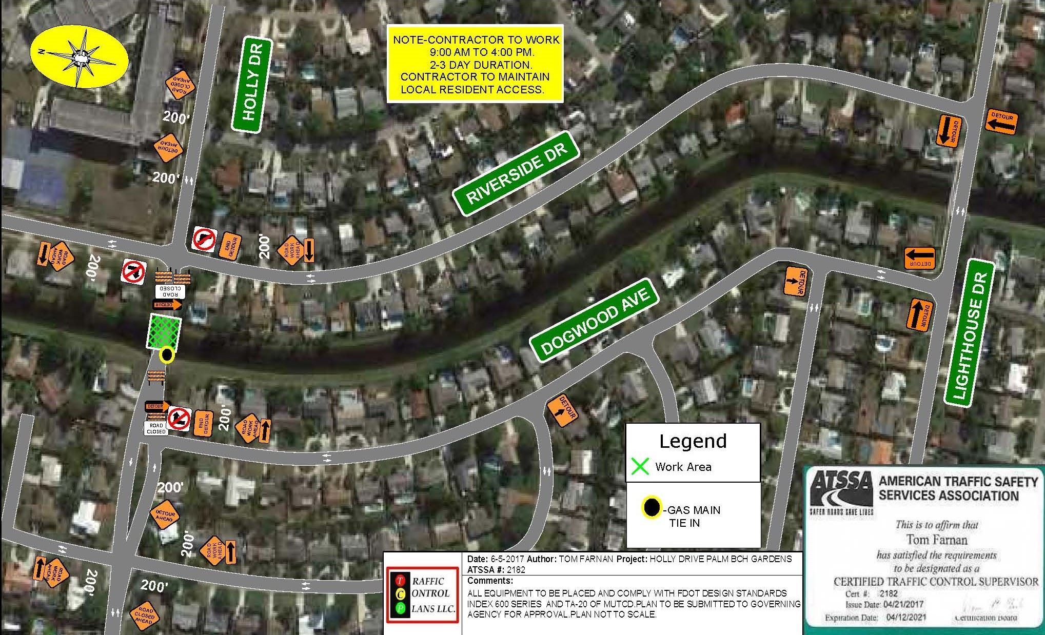 Holly Drive MOT Plan