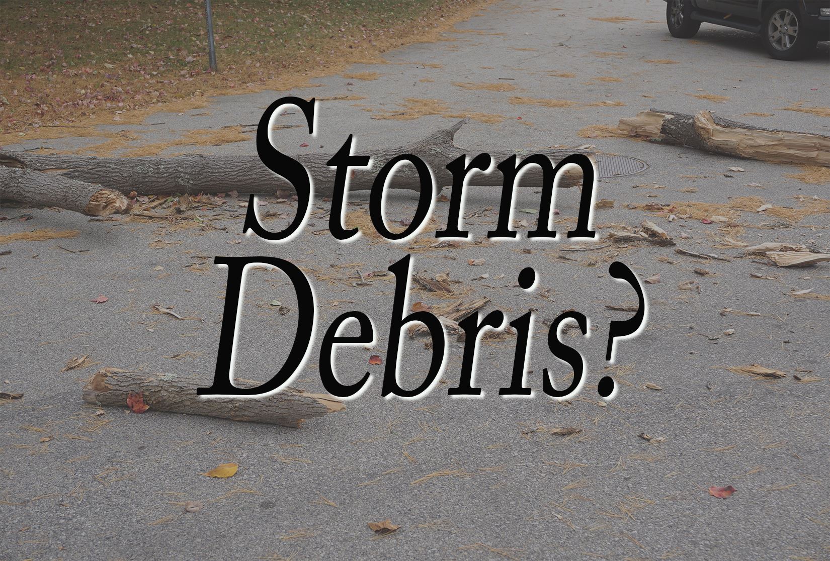 storm debris