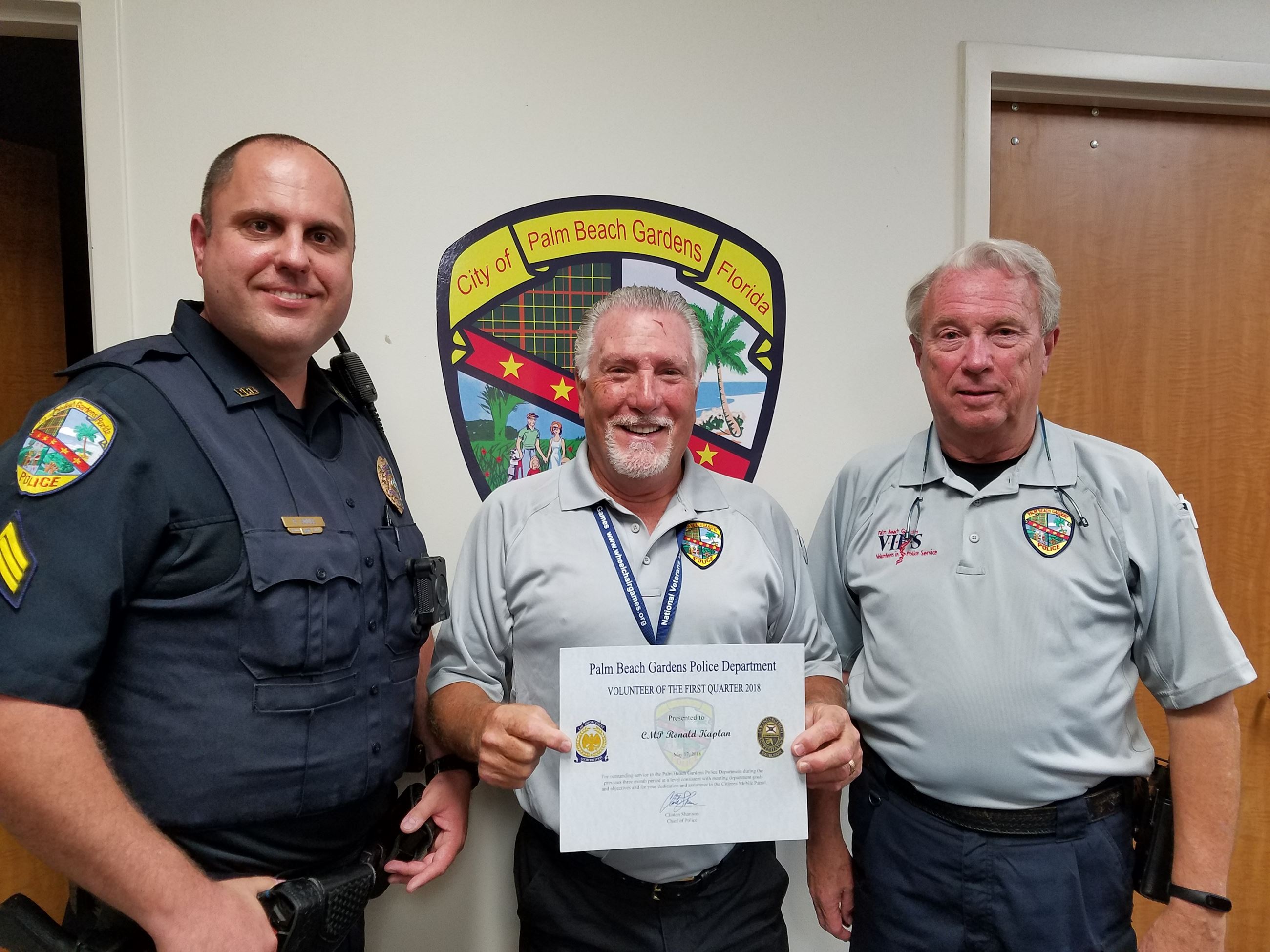 CMP Volunteer Receives an Award