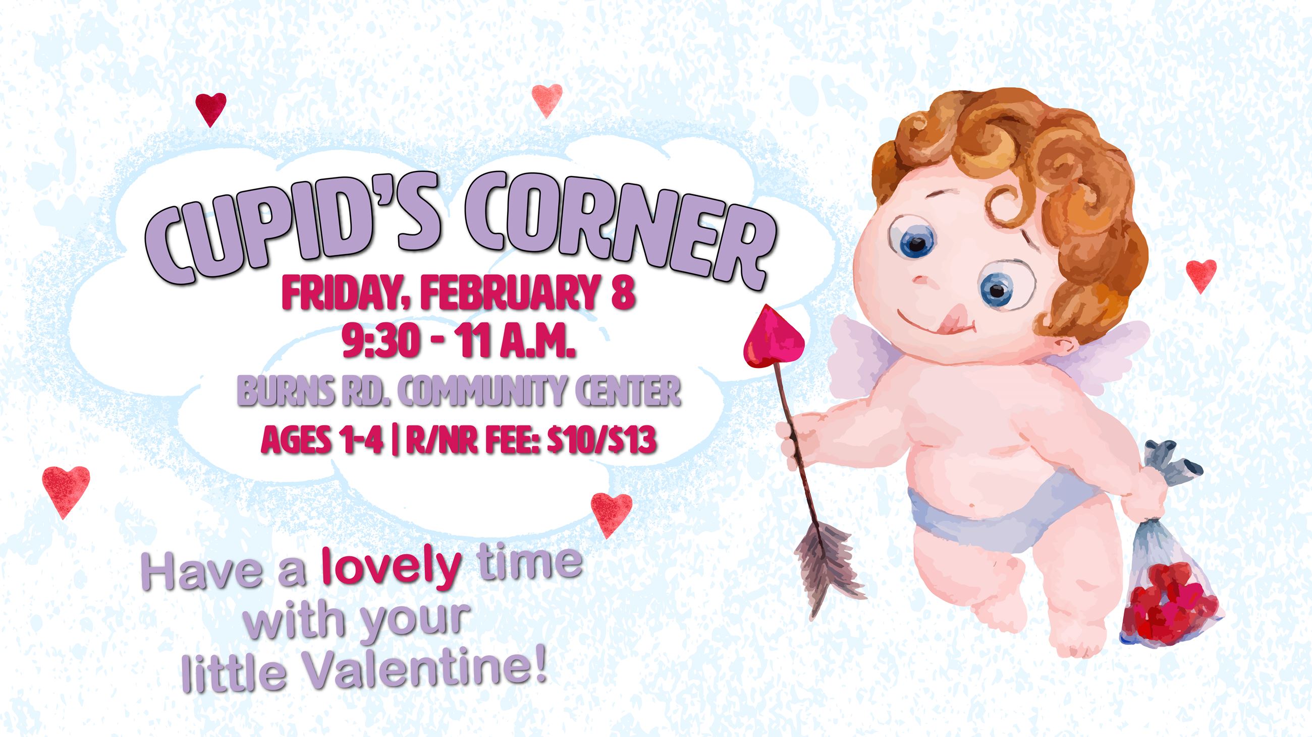 Cupids Corner Tot Event February 8