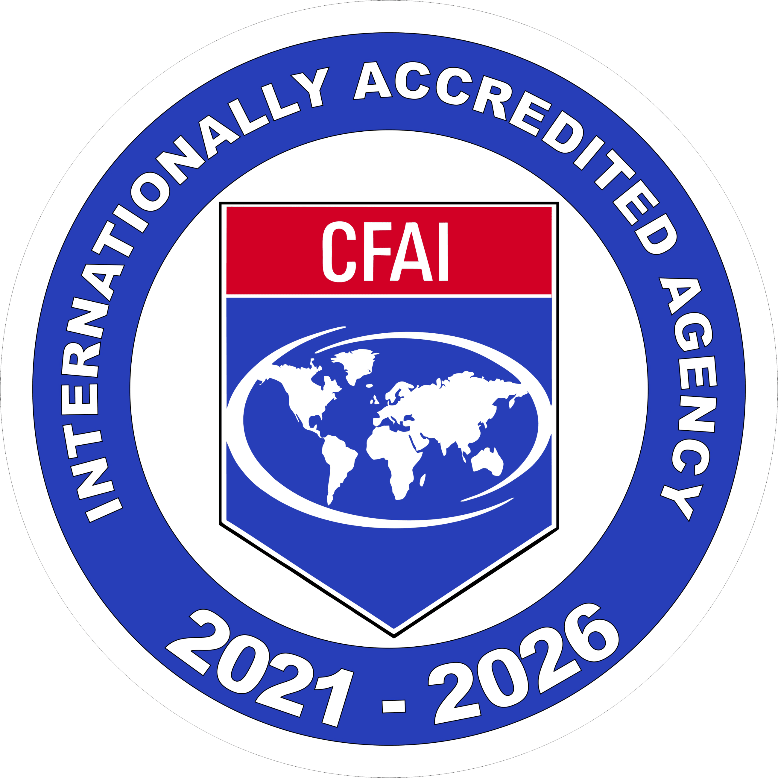 Internationally Accredited Agency. CFAI. 2016-2021.