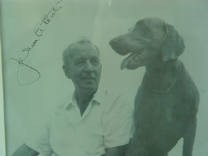 John D. MacArthur and His Dog